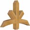 Ekena Millwork Alberta Rough Sawn Timber Gable Bracket, Western Red Cedar, 36"W x 24"H x 4"D x 4"F, 16/12 Pitch GBW036X24X0404ALB00RWR - alternate 3